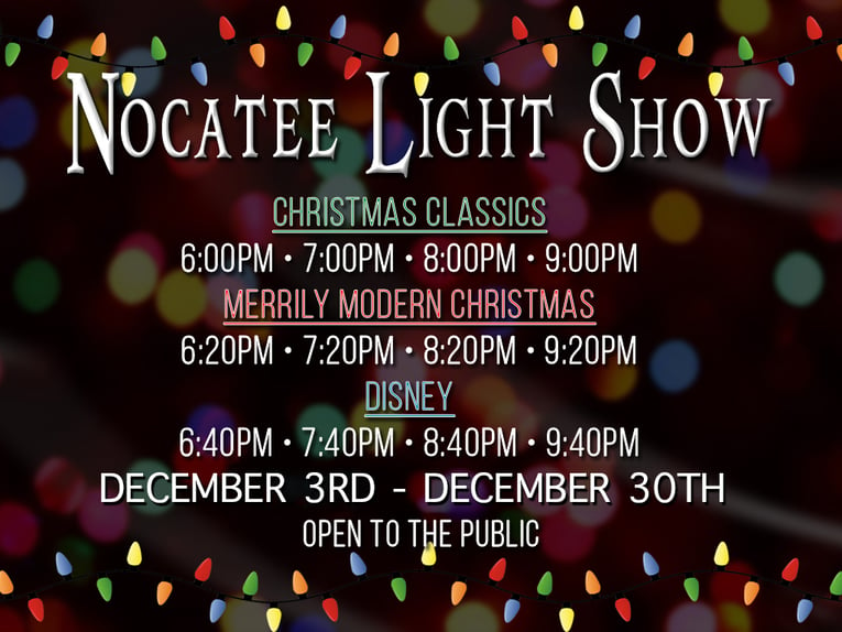 Nocatee Holiday Light Show 2023