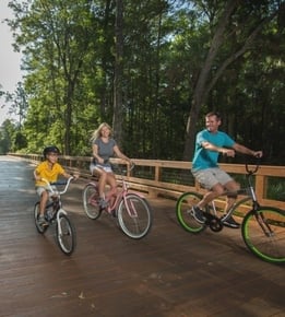 Biking the Nocatee Greenway Trails 