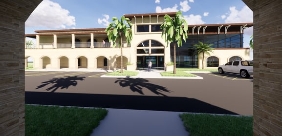 Entry to Flagler Health Village at Nocatee