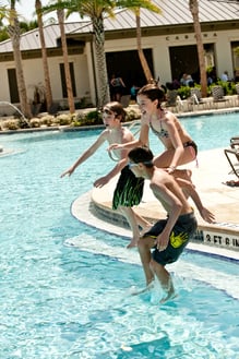 Fun at the Splash Waterpark Pool