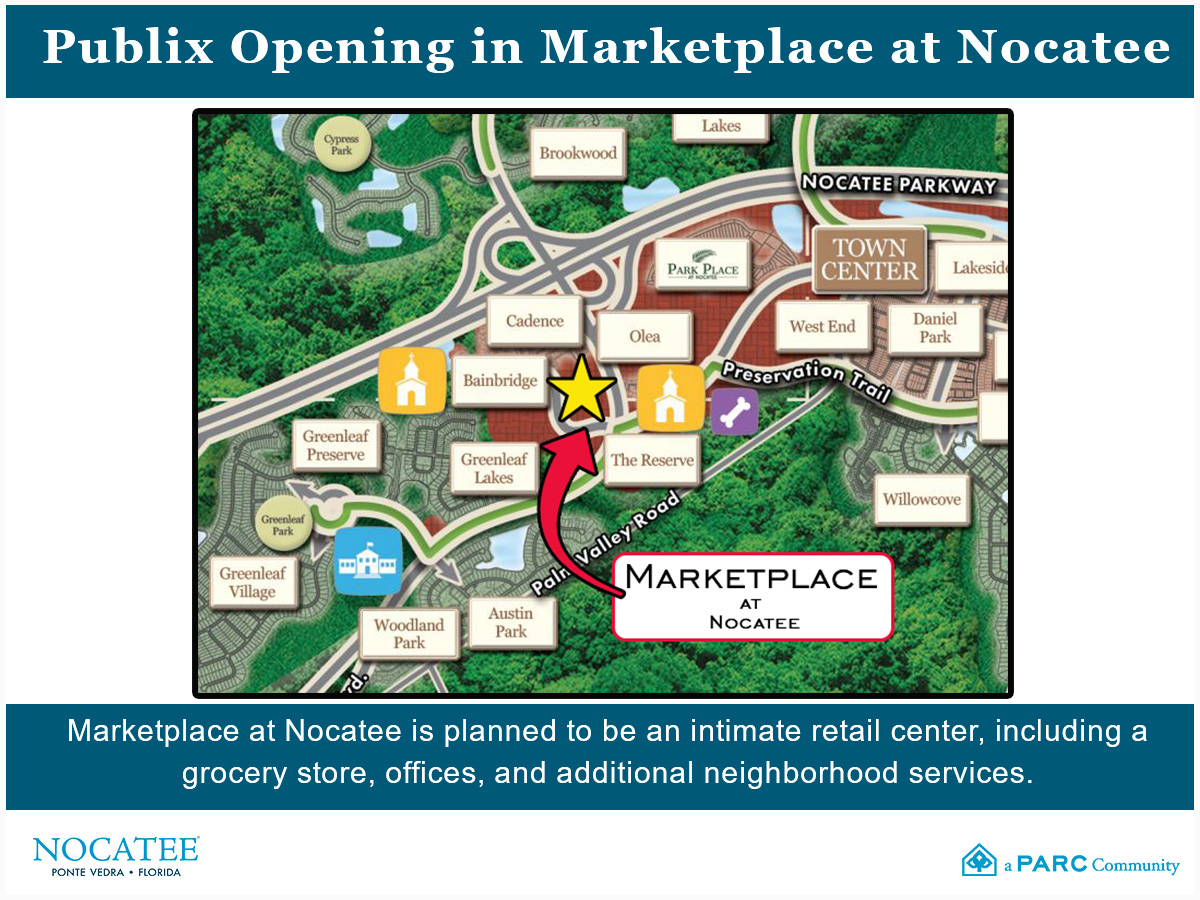 Publix Opening in Marketplace at Nocatee