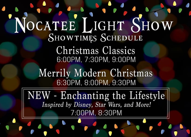 Nocatee Christmas Lights 2022 The Sparkle Of Nocatee-A-Glow Lasts All Month At Spray Waterpark